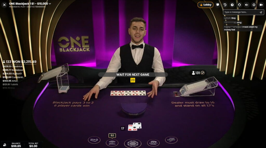 Prive Lounge Blackjack